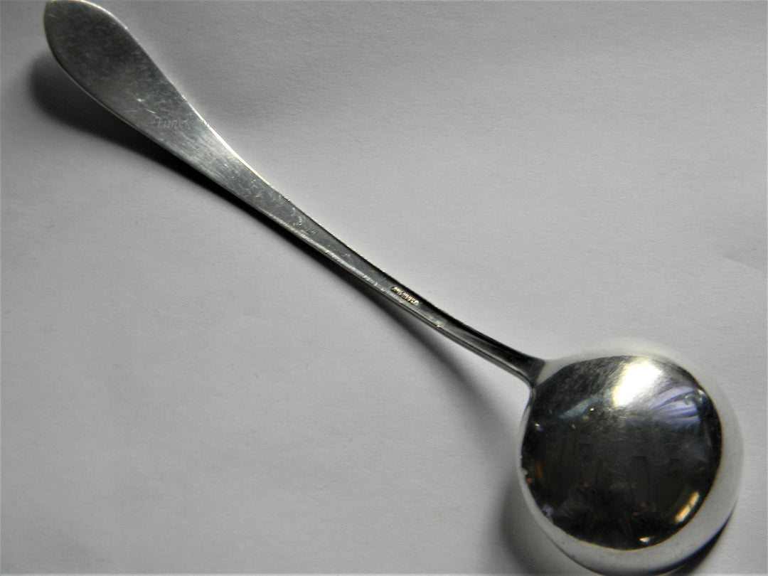 j571 Vintage- Set of (2) Sterling Silver Cream/ Sauce Ladles