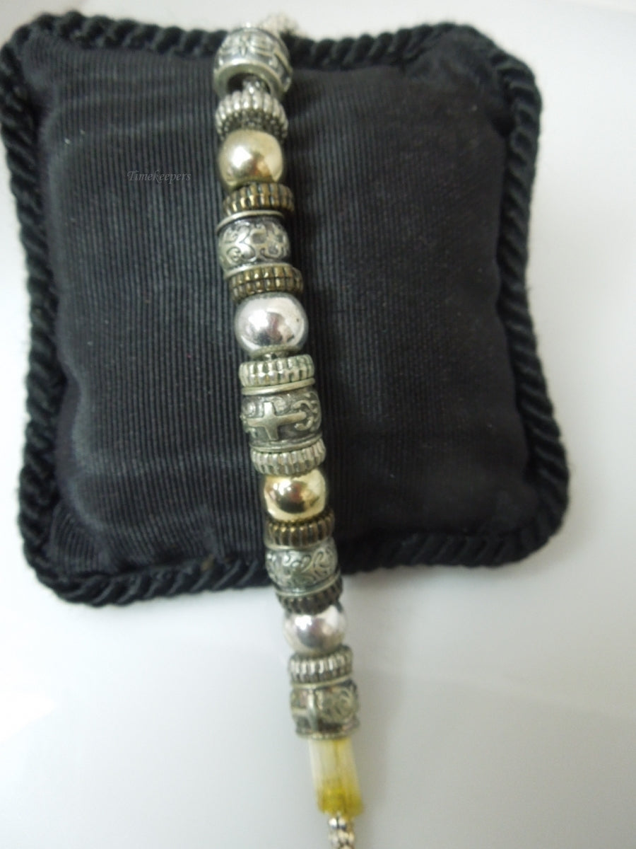 q300 Vintage Silver Tone Beautiful Bracelet 7"