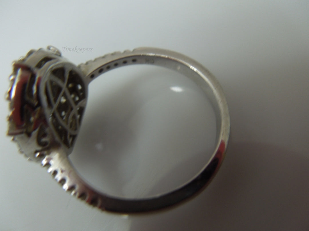 q398 Sterling Silver Ring Size 8.75 (USA) 4 g