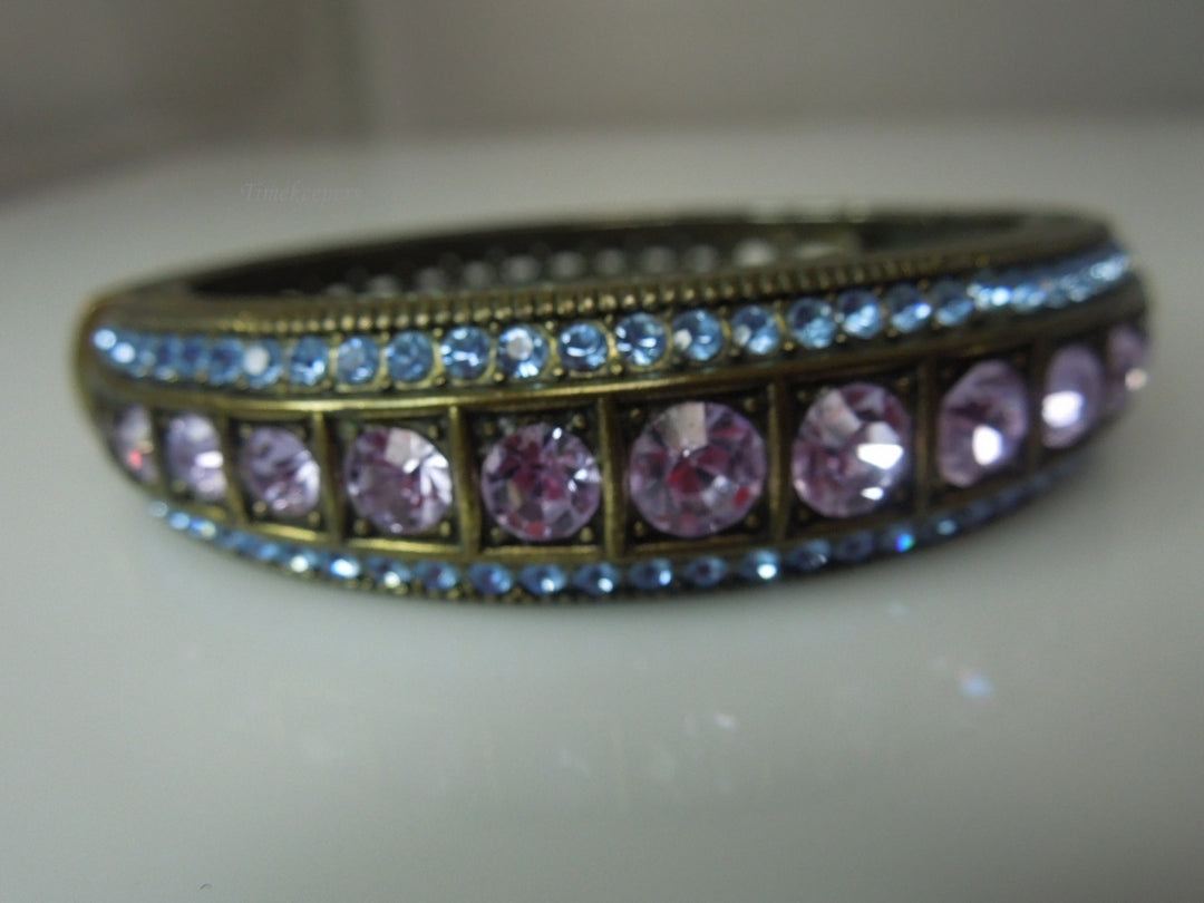 q375 Heidi Daus Crystal Multi Color Hinge Bracelet Perfect Gift