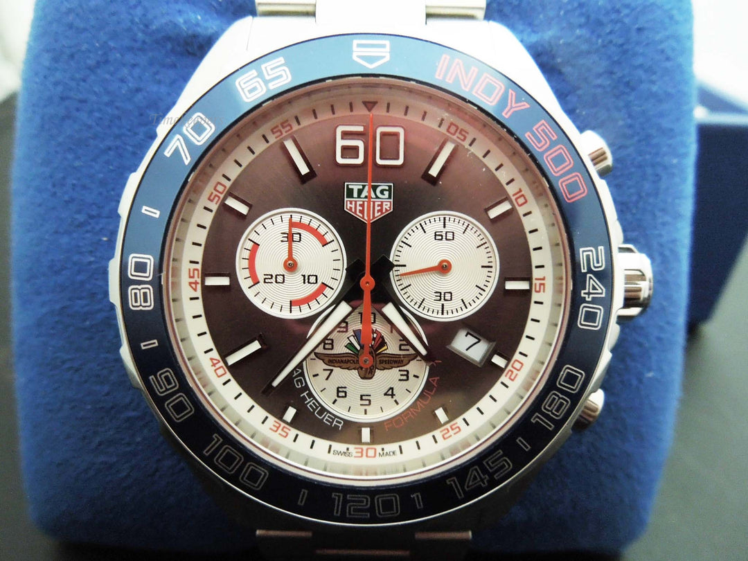 b957 Limited Edition Men's Tag Heuer Indy 500 Formula 1 Chronograph Wristwatch
