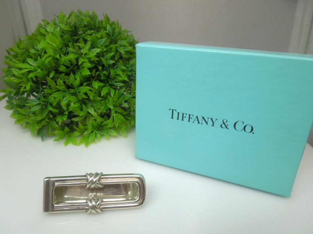 k615 Stylish Unisex 1992 Tiffany &amp; Co Sterling Silver Money Clip