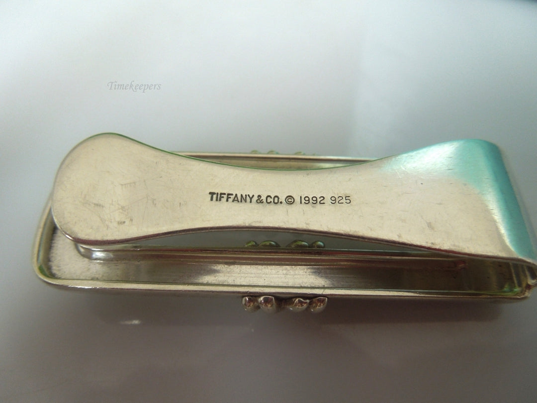 k615 Stylish Unisex 1992 Tiffany &amp; Co Sterling Silver Money Clip