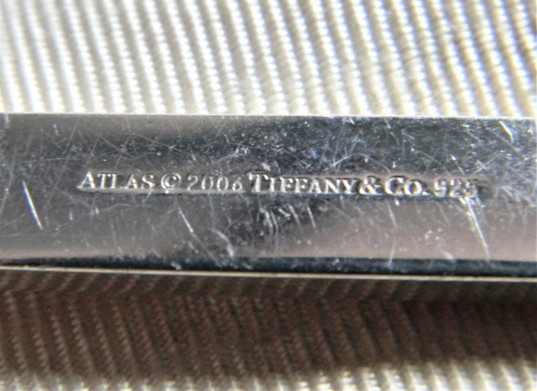 h888 Nice Used Tiffany &amp; Co. Atlas Bar Surfer Pendant Only