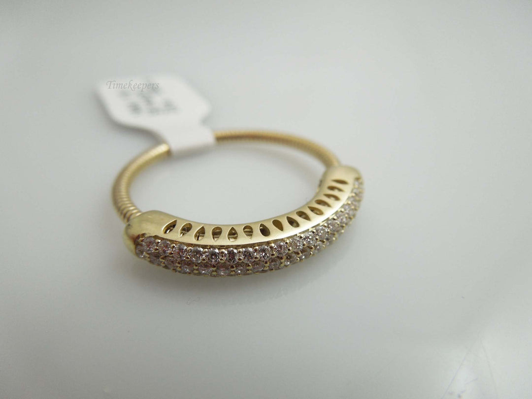 g531 Unique Ladies 14kt Yellow Gold Diamond Anniversary Band