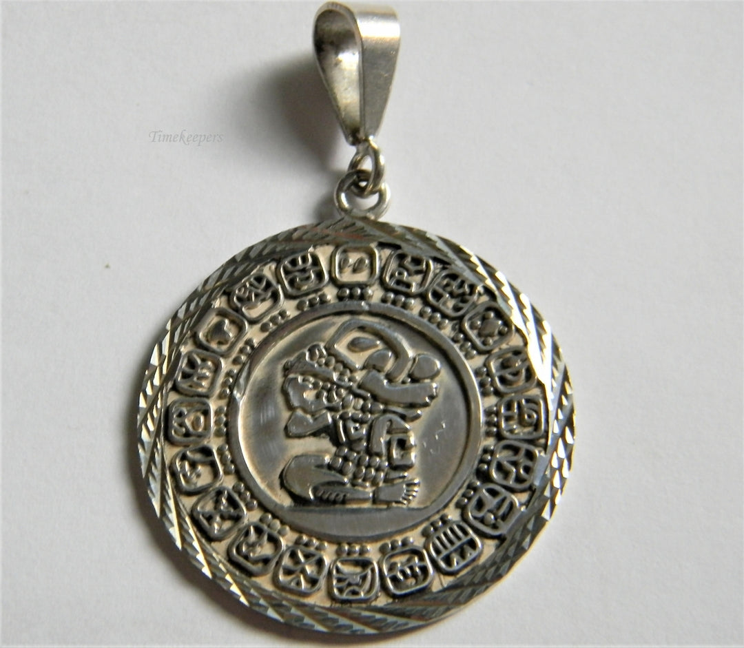 h909 Unknown Arabic? Sterling Silver Pendant NO CHAIN