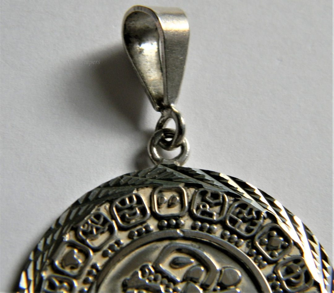 h909 Unknown Arabic? Sterling Silver Pendant NO CHAIN