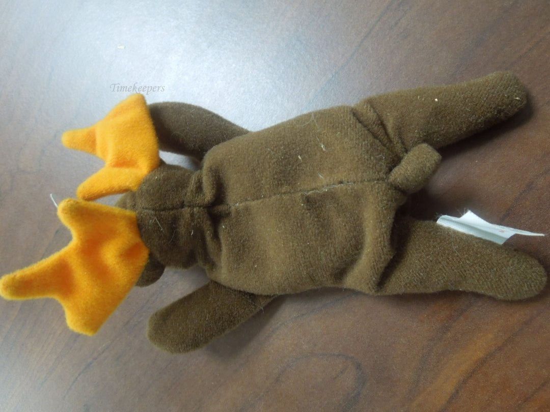 q789 Beanie baby chocolate Moose original 1993 PVC pellets