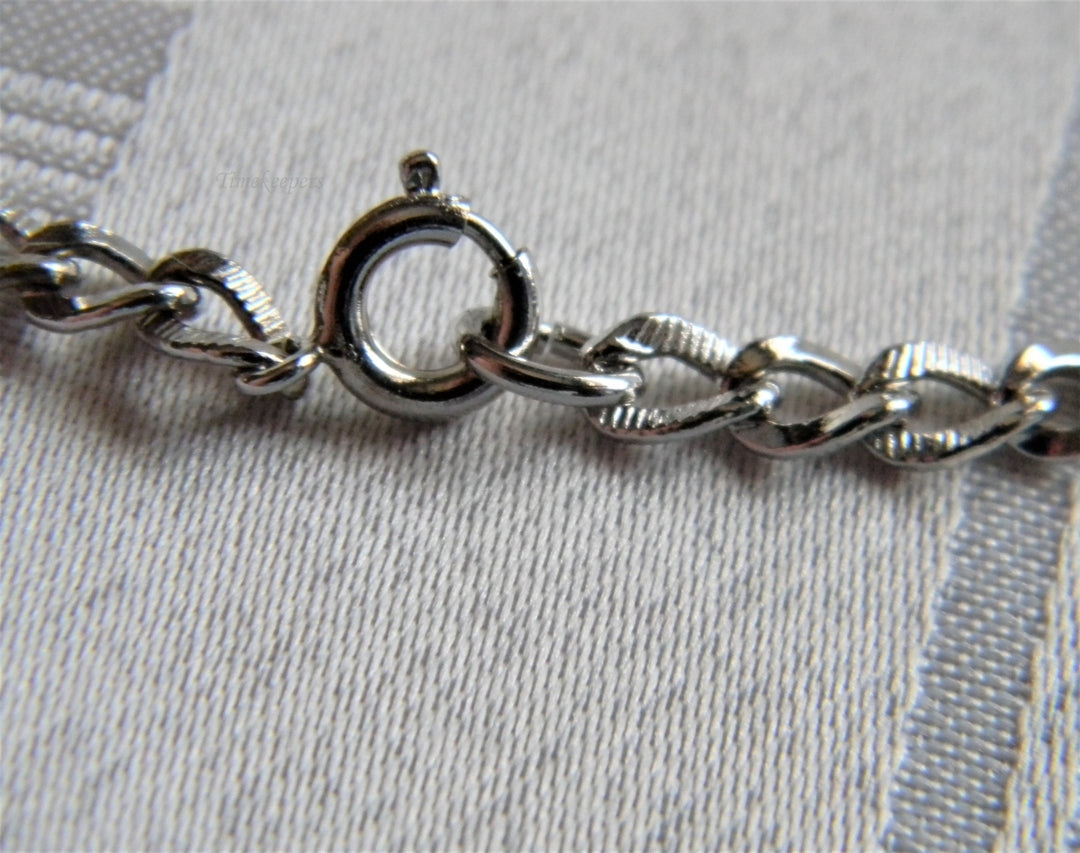 p148 Lovely Stainless Steel Charm Bracelet with Spring Ring Clasp