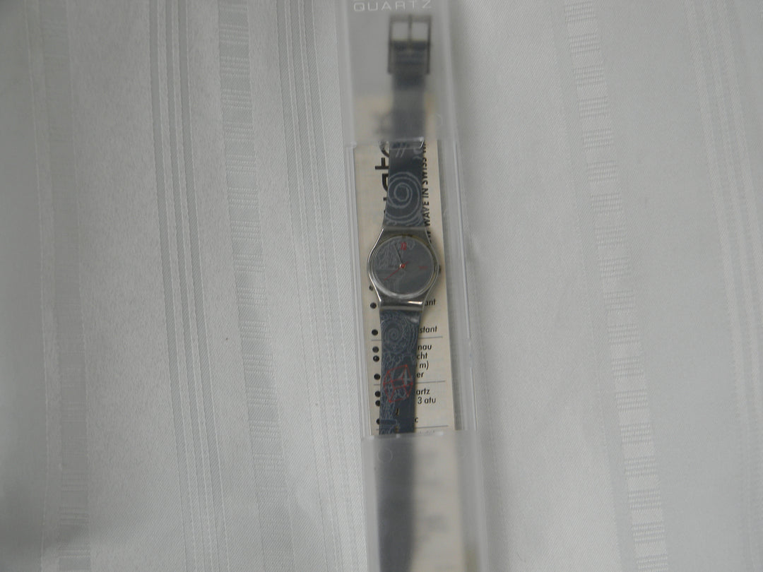 j921 Grey Swatch Watch S047 1990 in Box LX106