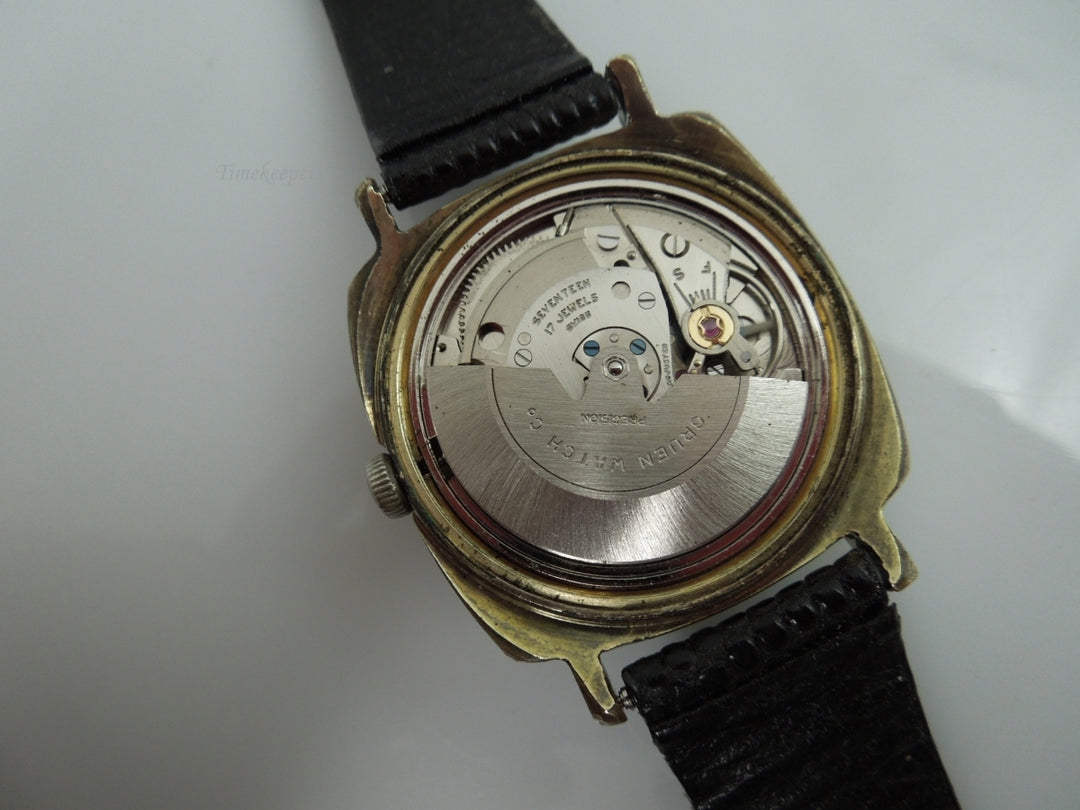 h930 Vintage Gruen Precision Automatic Wrist Watch in Gold Tone with Day Date