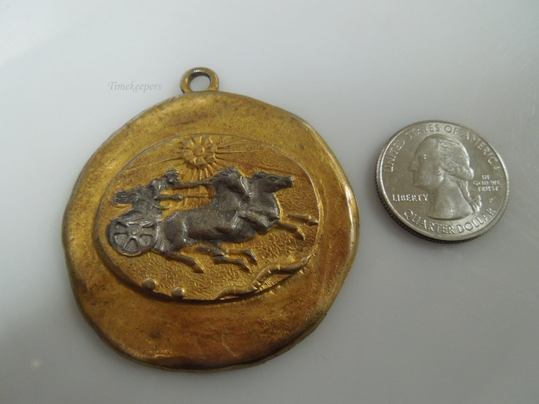 q948 Ancient Greek Coin representing Philip of Macedonia on his horse ( collier cheval, pferd ).