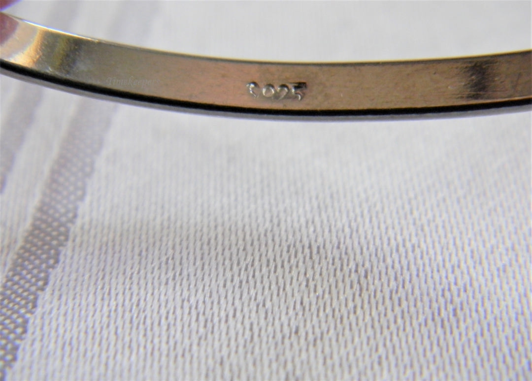 p194 Pretty Dolphin Sterling Silver Bangle Bracelet