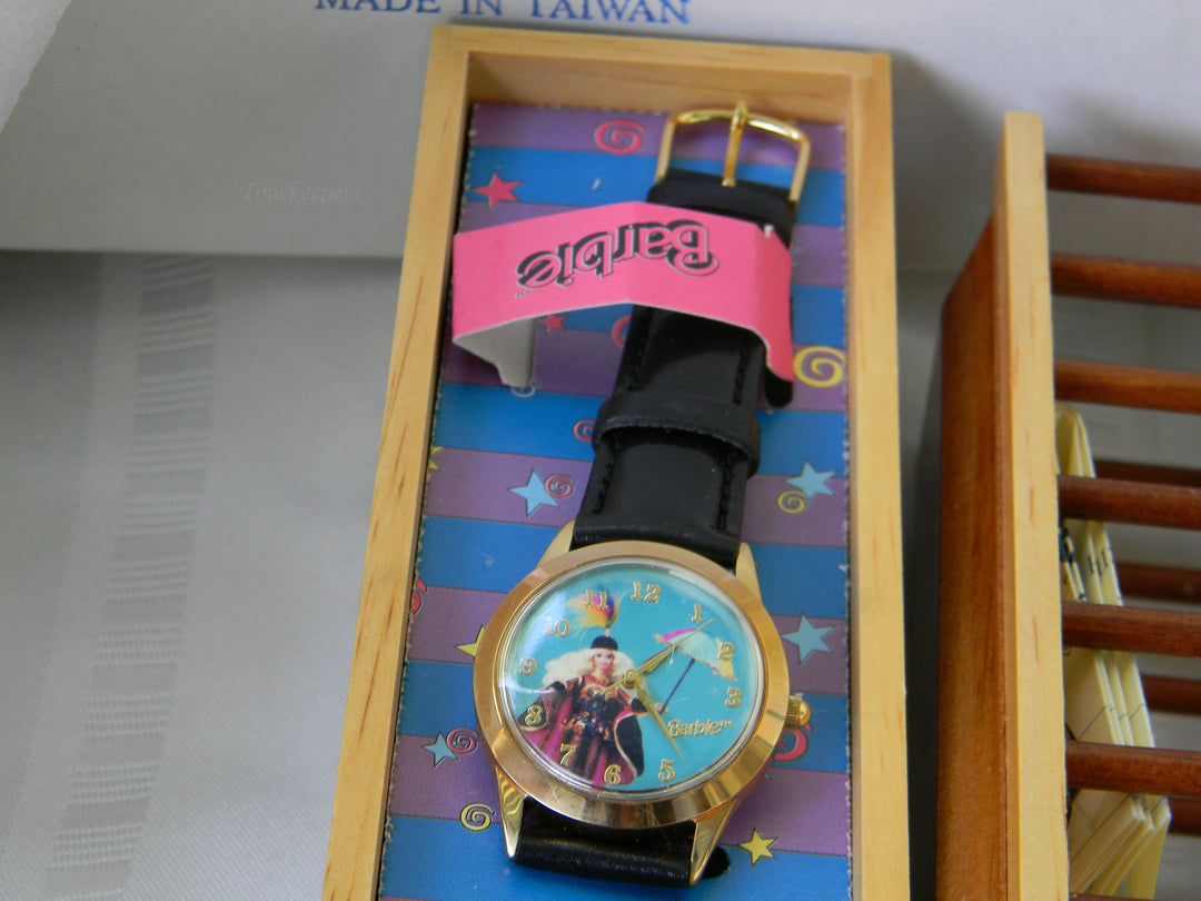 j949 Schwartz Collector Barbie Circus Watch Limited Edition 1995 in Original Box