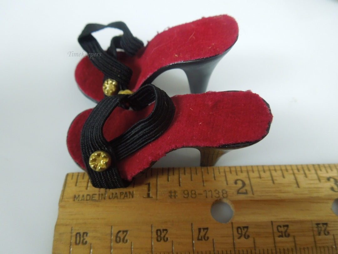 q965 Lot of 4 Pair Vintage Doll Wedges Sandals Baby Doll Shoes Rare