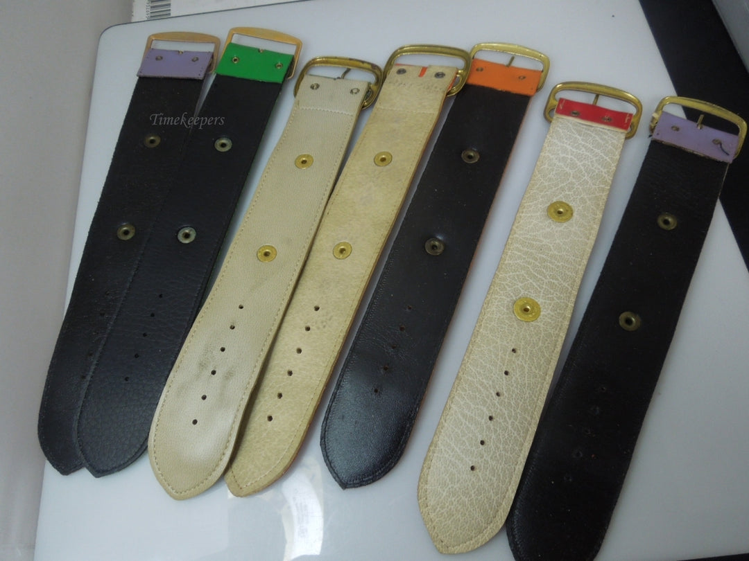 q992 Leather Watch Band Assorted Colors & Finishes