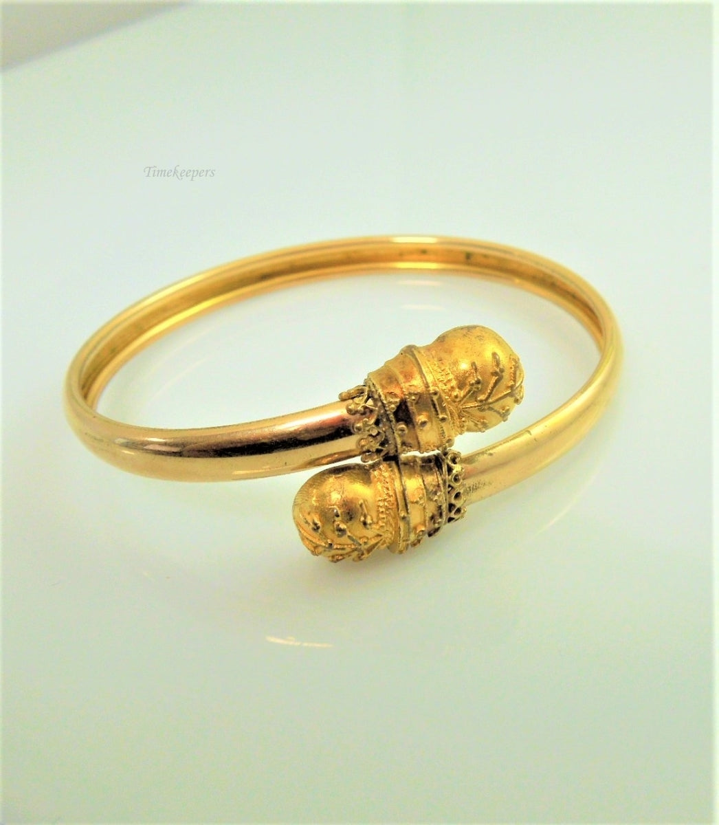 q007 Vintage Gold Filled Bangle/Bracelet for Women/Cuff Bracelet/ Bridesmaid Gift