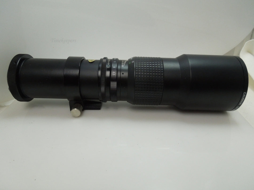 s593 Cambron Lens Multi Coated  Model No.820541 1:63 f=400mm Lens Made In Japan