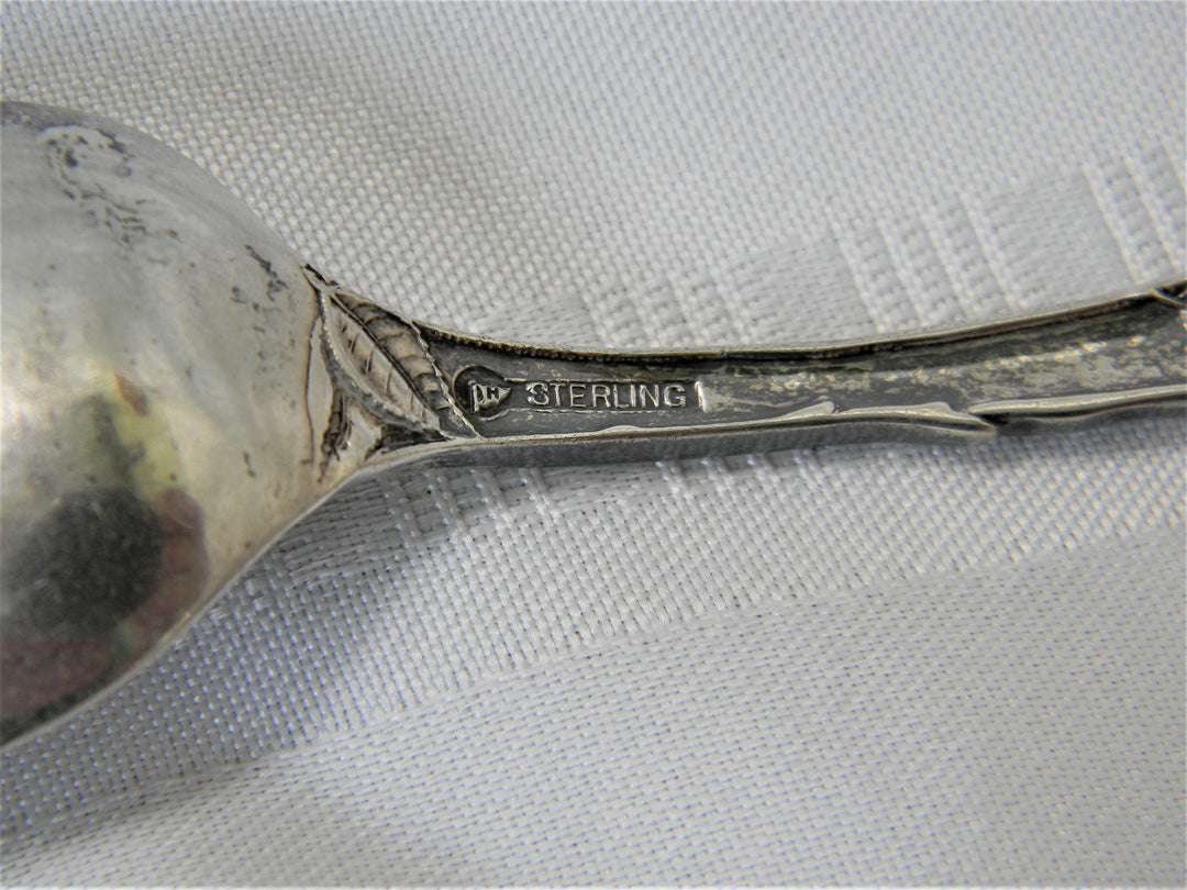 j456 Vintage Collectible A.S.O. Hospital in Sterling Silver Spoon from 1913