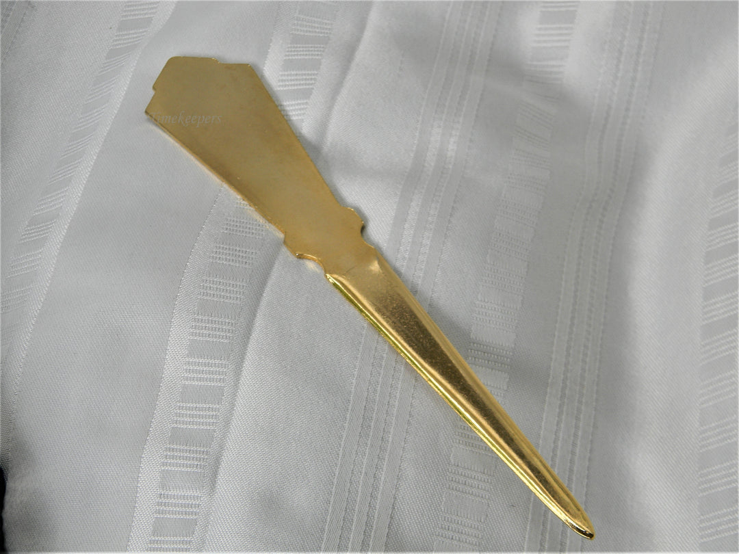 j466 Special Masonic 100th Anniversary Letter Opener in Gold Tone