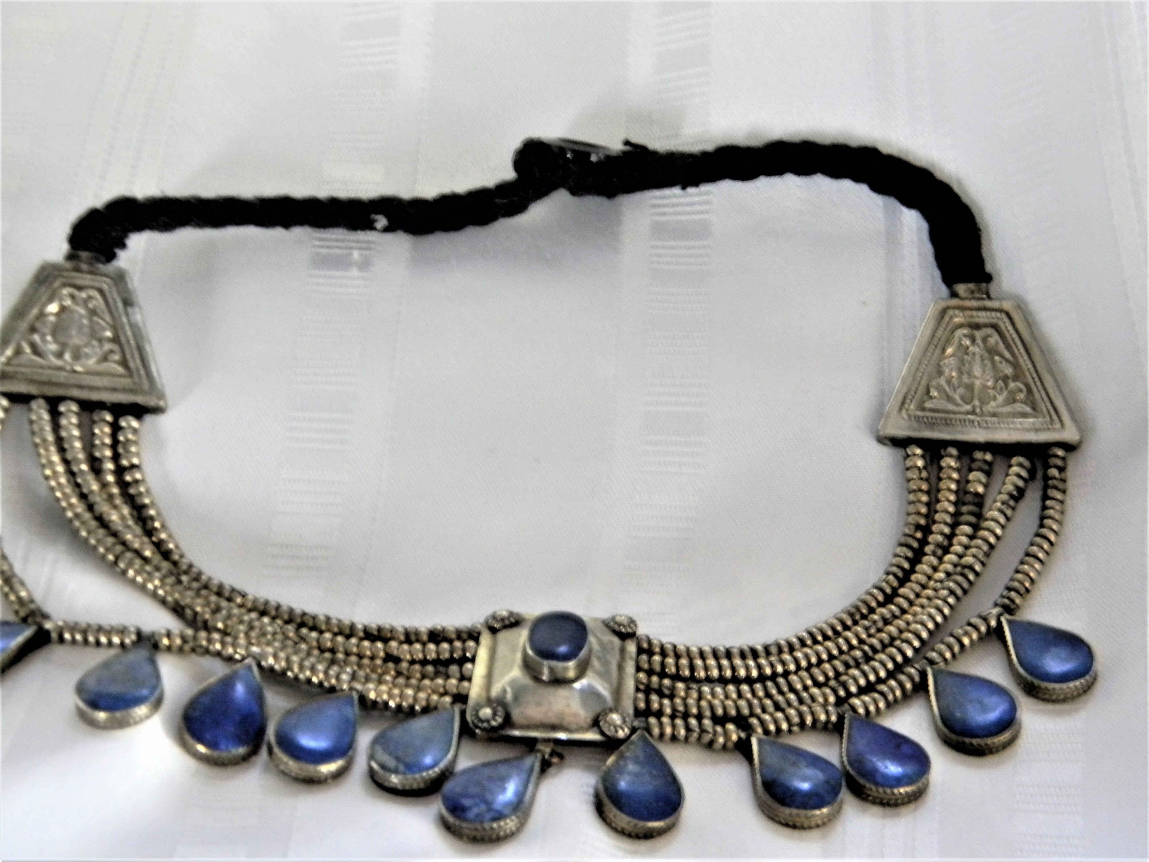 Beautiful Handmade Colorful Beaded Collar Necklace | eBay