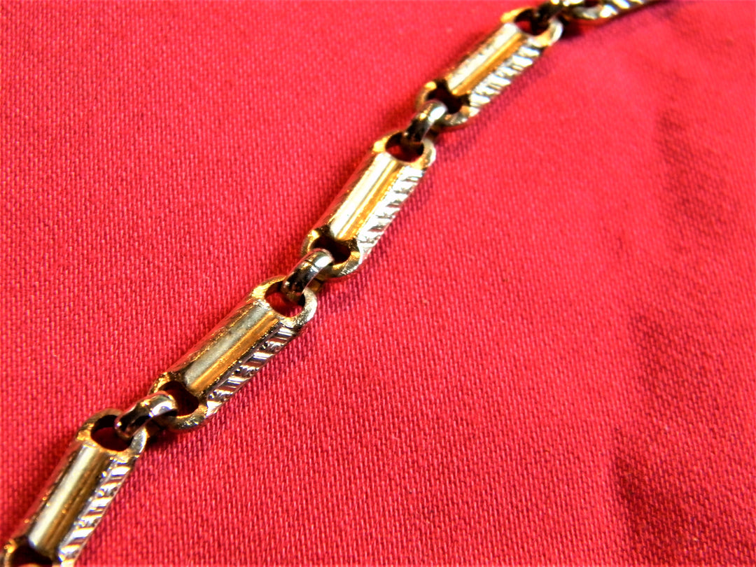 h576 Vintage Gold Filled Pocket Watch Chain Spring Clasp and Watch Clip