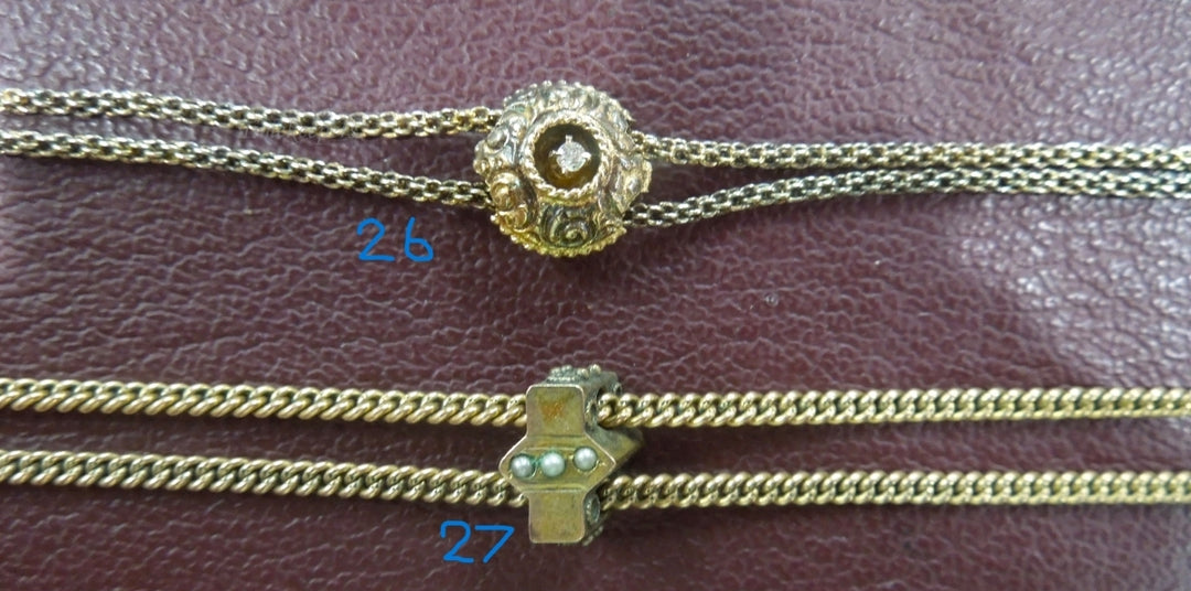 k594 Vintage Gold Filled 8 Different Pocket Watch Chains--Each Sold Separately!!!