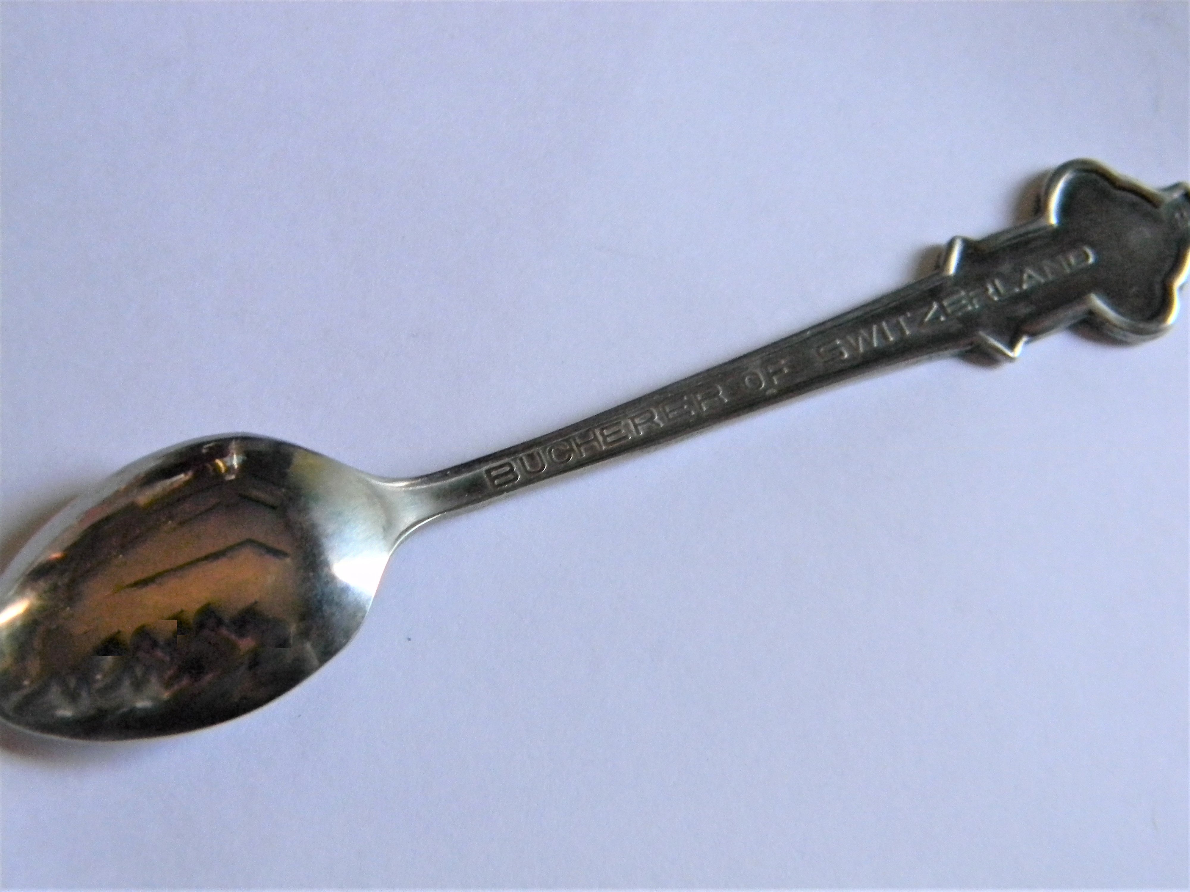 h627 Vintage Collectible Stainless Rolex Bucherer Spoon CB