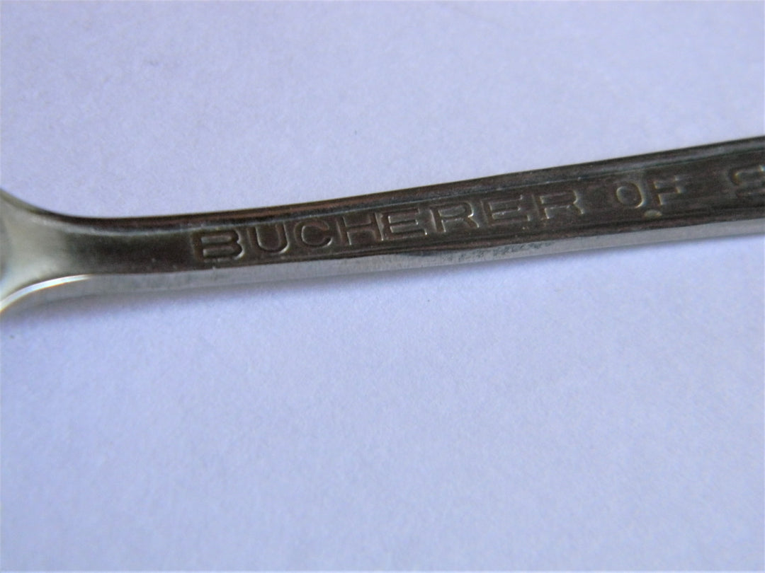 h627 Vintage Collectible Stainless Rolex Bucherer Spoon CB