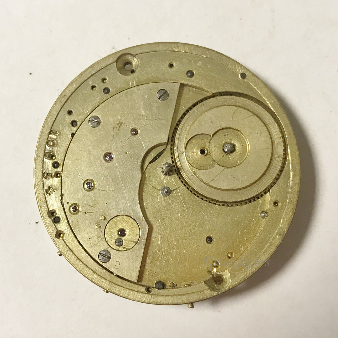 e968 Vintage Mechanical Wrist Watch Movement for Parts Repair