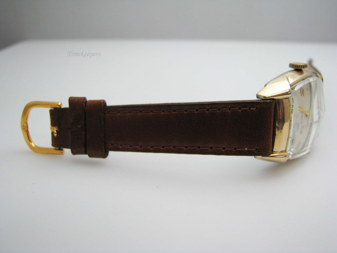 f053 Vintage Bulova Swiss 10K RGP 17J Mechanical Men's Wrist Watch