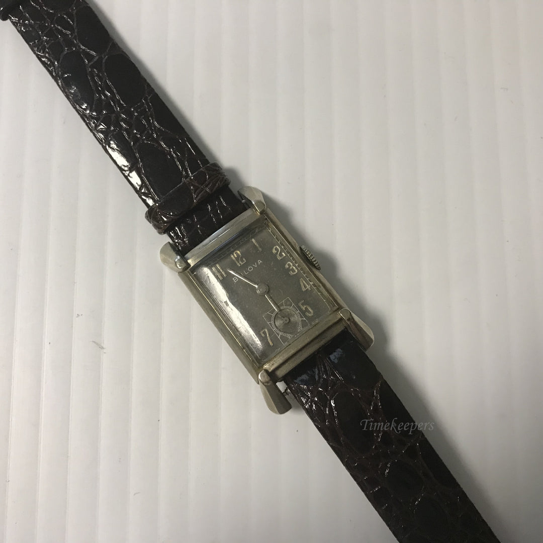 f038 Vintage Bulova Men's 10K Gold Filled Hand-Winding Wrist Watch