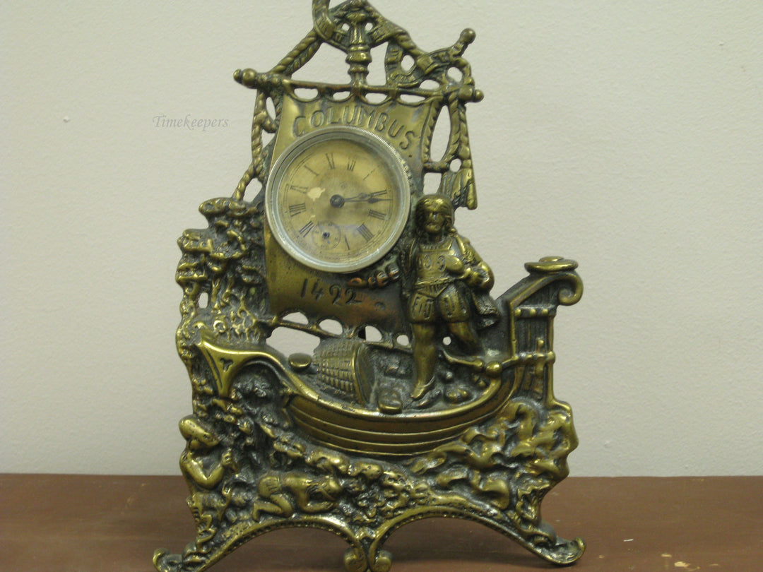 g228 1800s  Asonia  Clock co statue clock