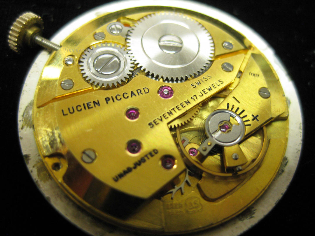 b720 Men's Classic 14kt Yellow Gold Lucien Piccard Mechanical Wristwatch