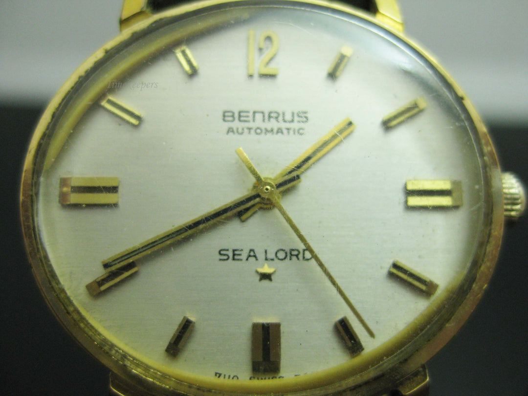 b788 Men's Vintage Automatic Benrus Sea Lord Wristwatch