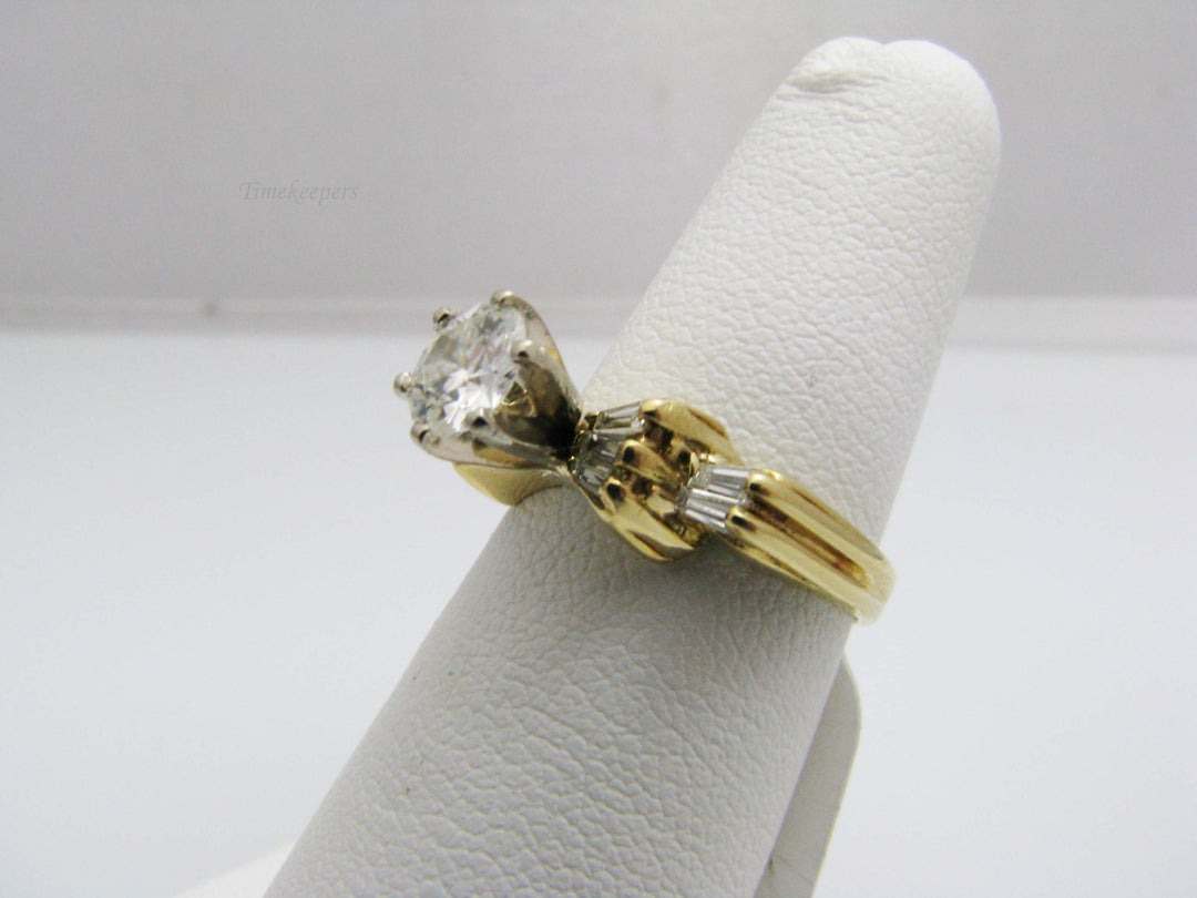 b845 Gorgeous 18kt Yellow Gold Diamond Engagement Ring