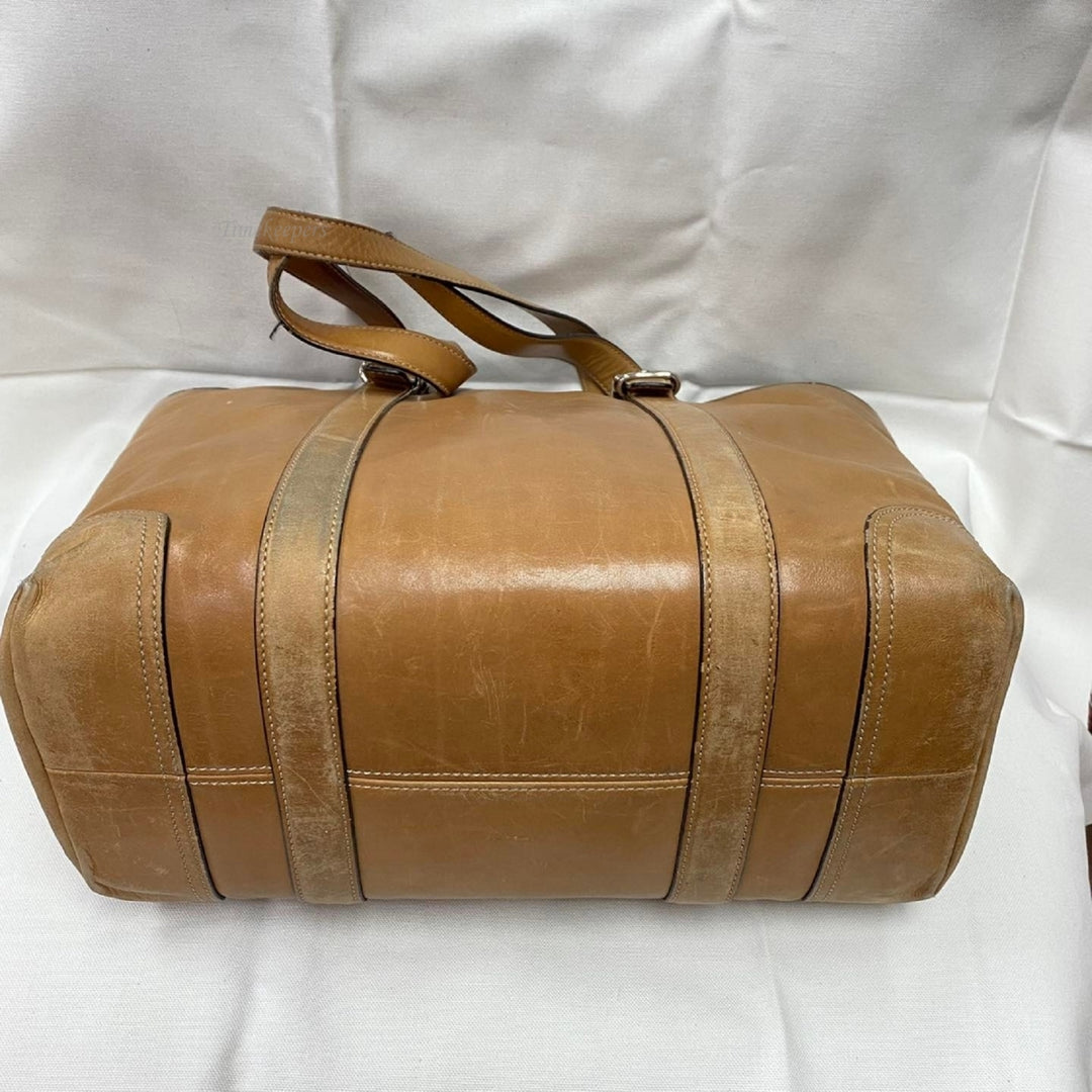 Vintage Estate Monogrammed Leather Bag Hartmann Luggage