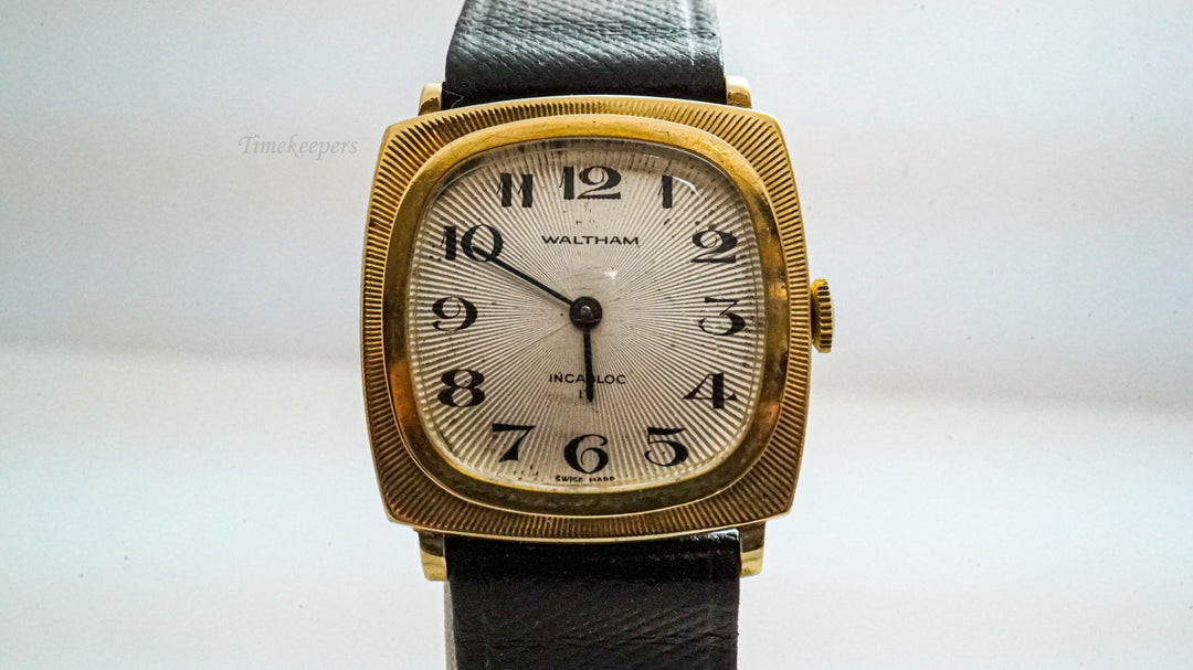 K116 Vintage 1970's Men's Waltham Incabloc Wristwatch