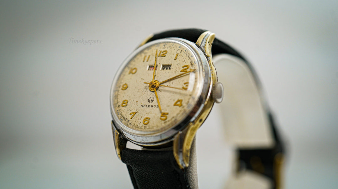 K011 1950's Vintage Men's Helbros Watch