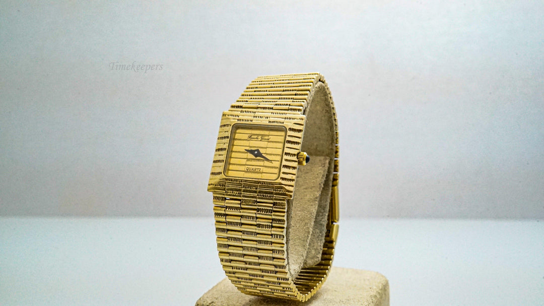 k119 Vintage 14kt Yellow Gold 1990's Woman's Bueche Girod Quartz Wristwatch