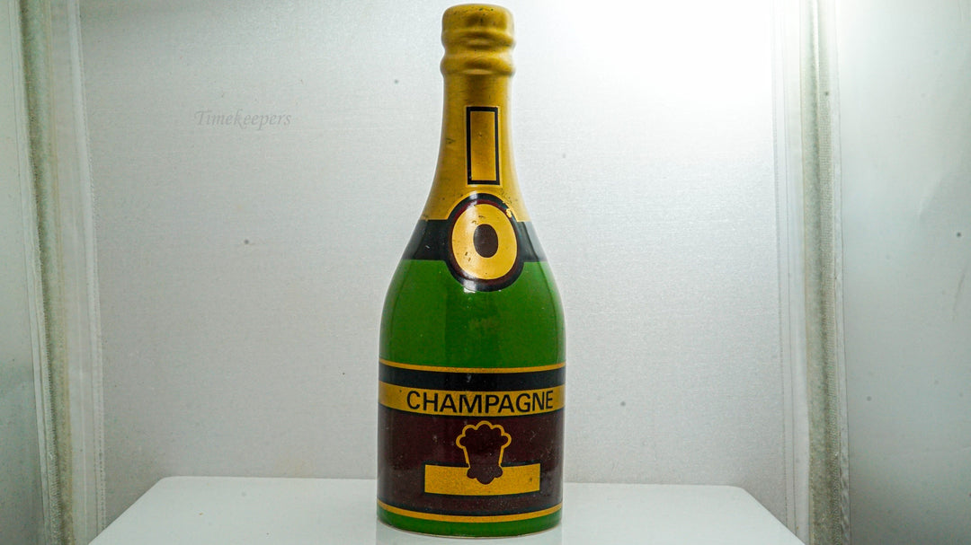 K148 Vintage Champagne Bottle Music Box
