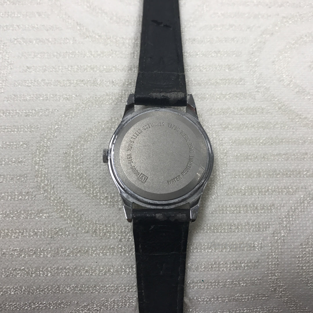 Vintage Original Disney Mickey Mouse Lorus Stainless Quartz Wrist Watch