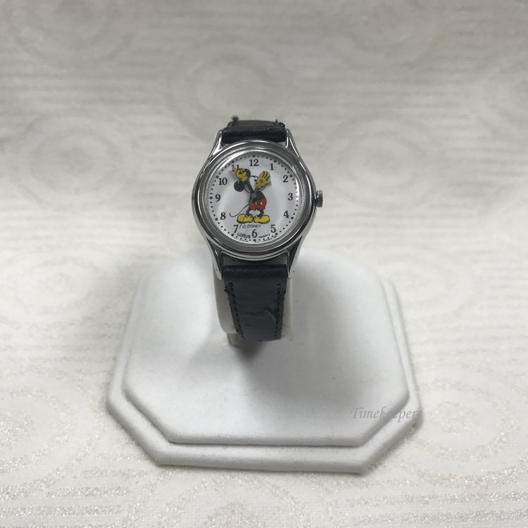 Vintage Original Disney Mickey Mouse Lorus Stainless Quartz Wrist Watch