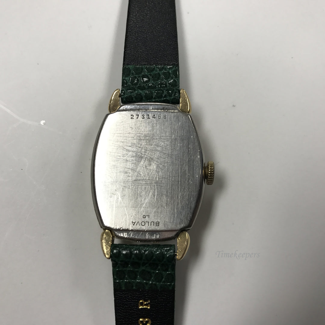 d137 Vintage Original Bulova Swiss 10K RGP Stainless 1950's Mechanical Watch