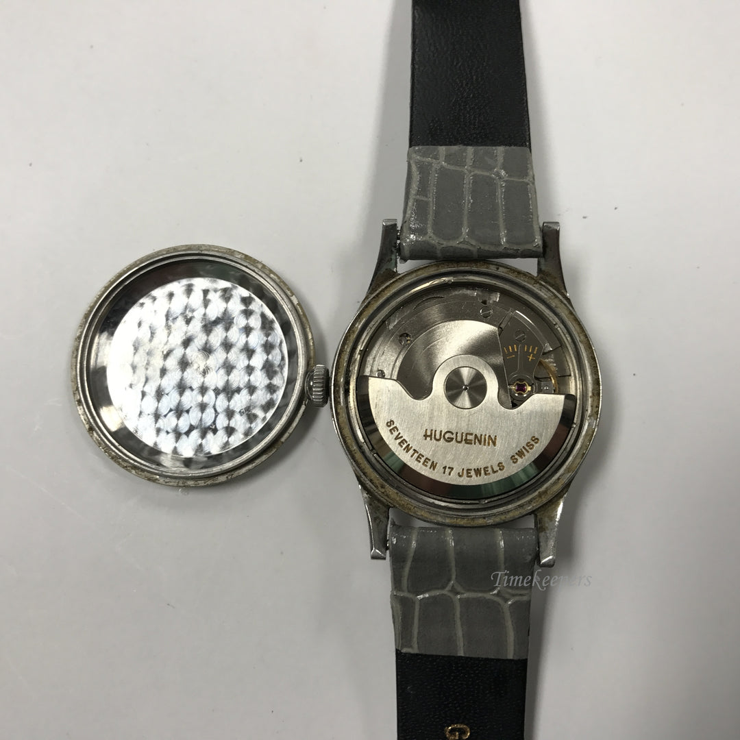 d138 Vintage Original Huguenin Swiss 17 Jewels Automatic Unisex Watch