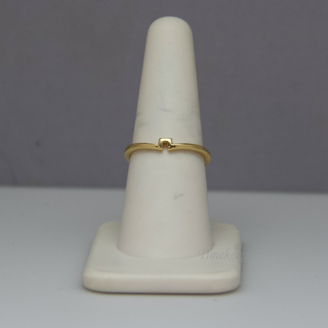 d500 Dainty 14kt Yellow Gold Wedding Band/Wrap Ring