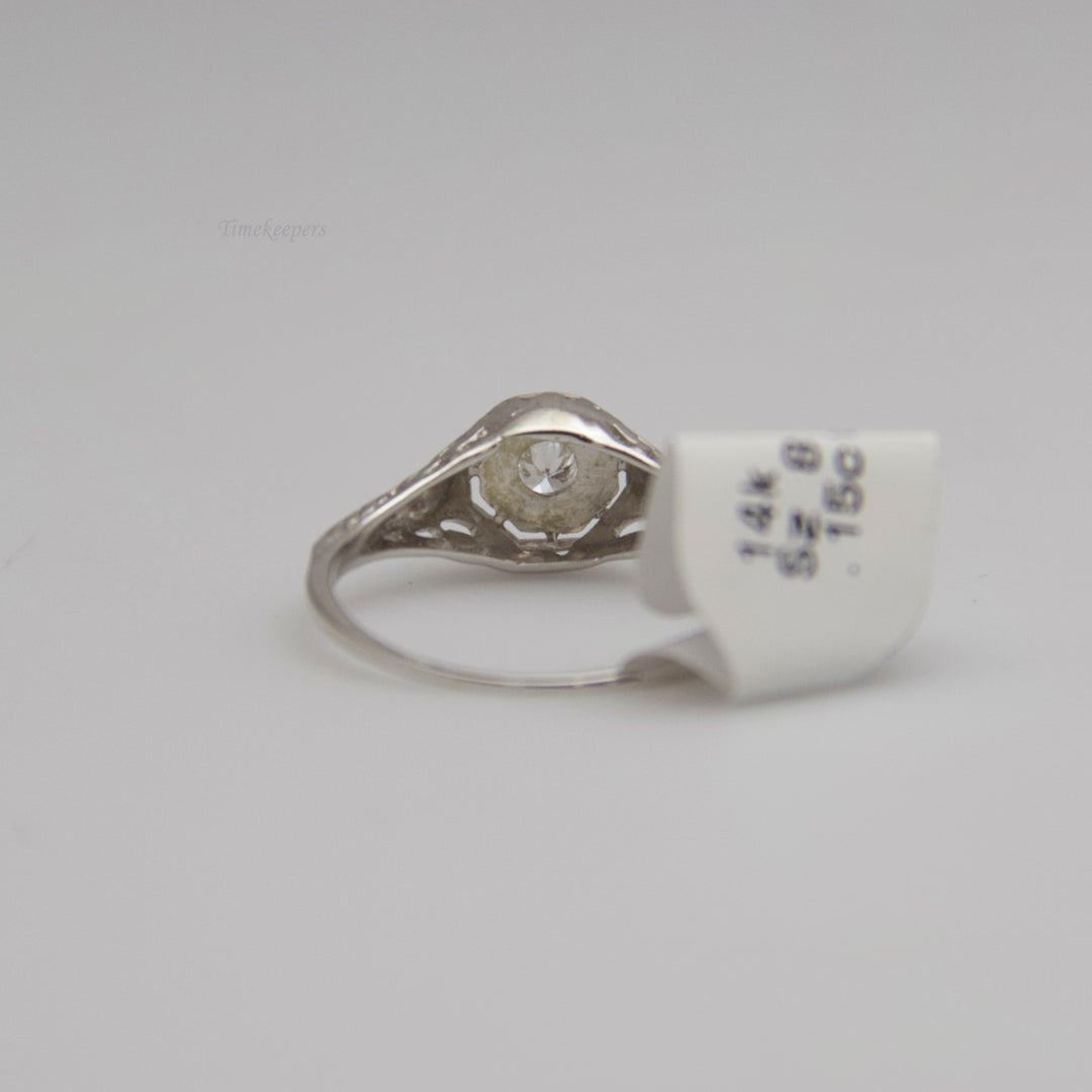 d508 14kt White Gold Diamond Ring