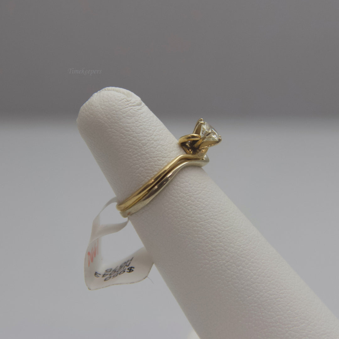 d661 Gorgeous 14k Yellow Gold Diamond Engagement Ring