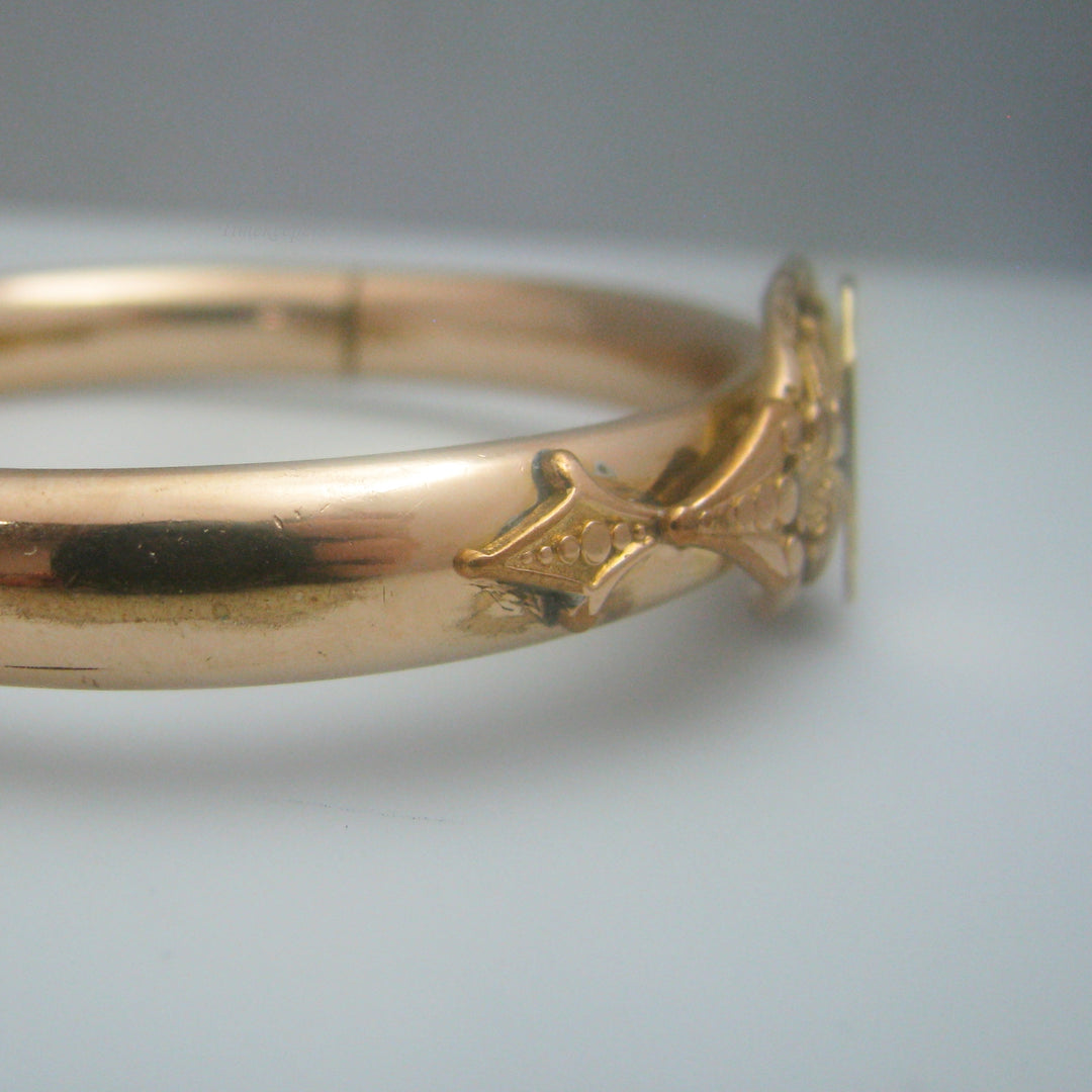 d949 Gold Filled 10k Gold Plated 10k Bangle