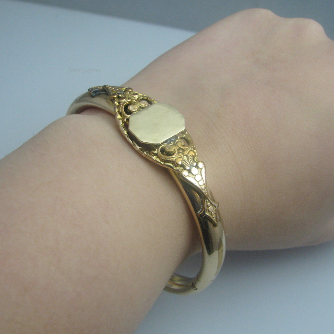 d949 Gold Filled 10k Gold Plated 10k Bangle